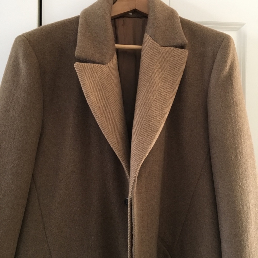 Alexander McQueen Men’s cashmere dress coat